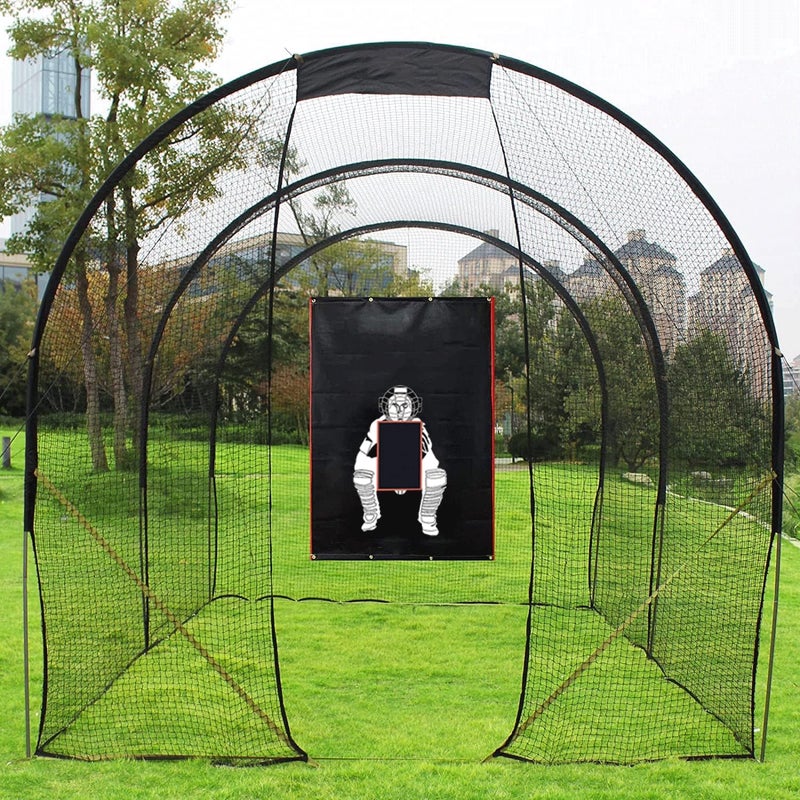 Supvision Batting Cage Backstop with Strike Zone Heavy Duty PVC Coated Oxford Fabric Vinyl Baseball Backstops with Catcher Softball Pitcher Training Equipment Aid - Image 4